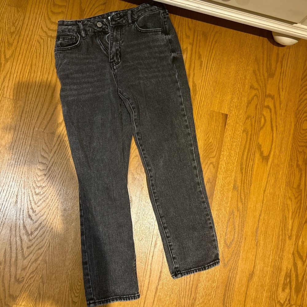 PacSun Mom Jeans, Black, Acid Wash. Size 25.